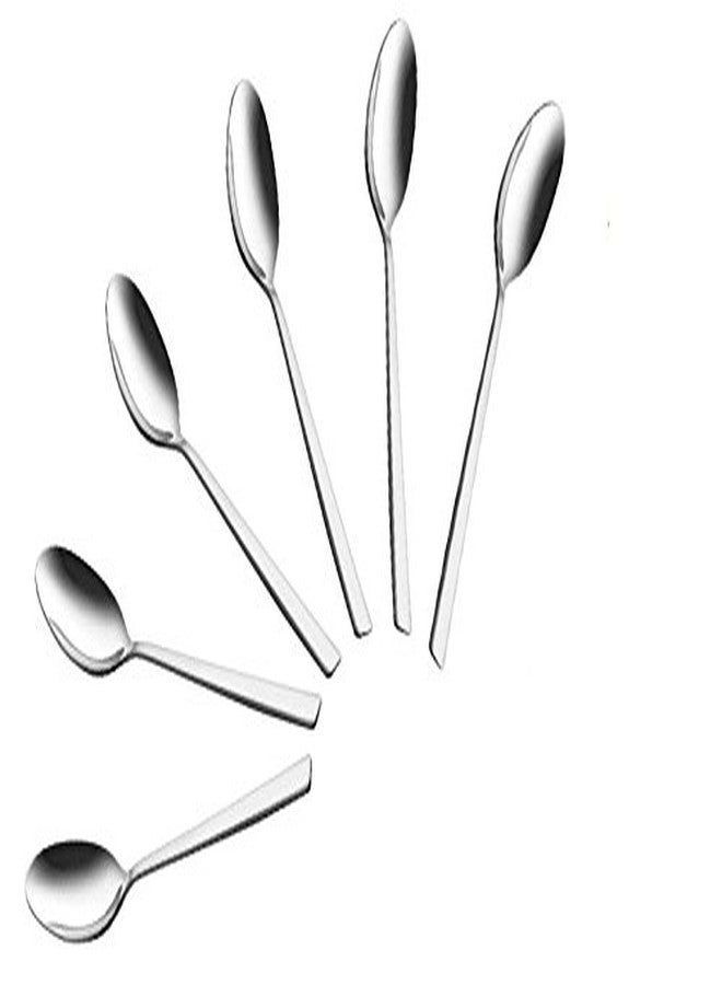 Shapes Captain Stainless Steel Coffee Spoon, Set of 12 Pcs. (12 cm.) - Image 1